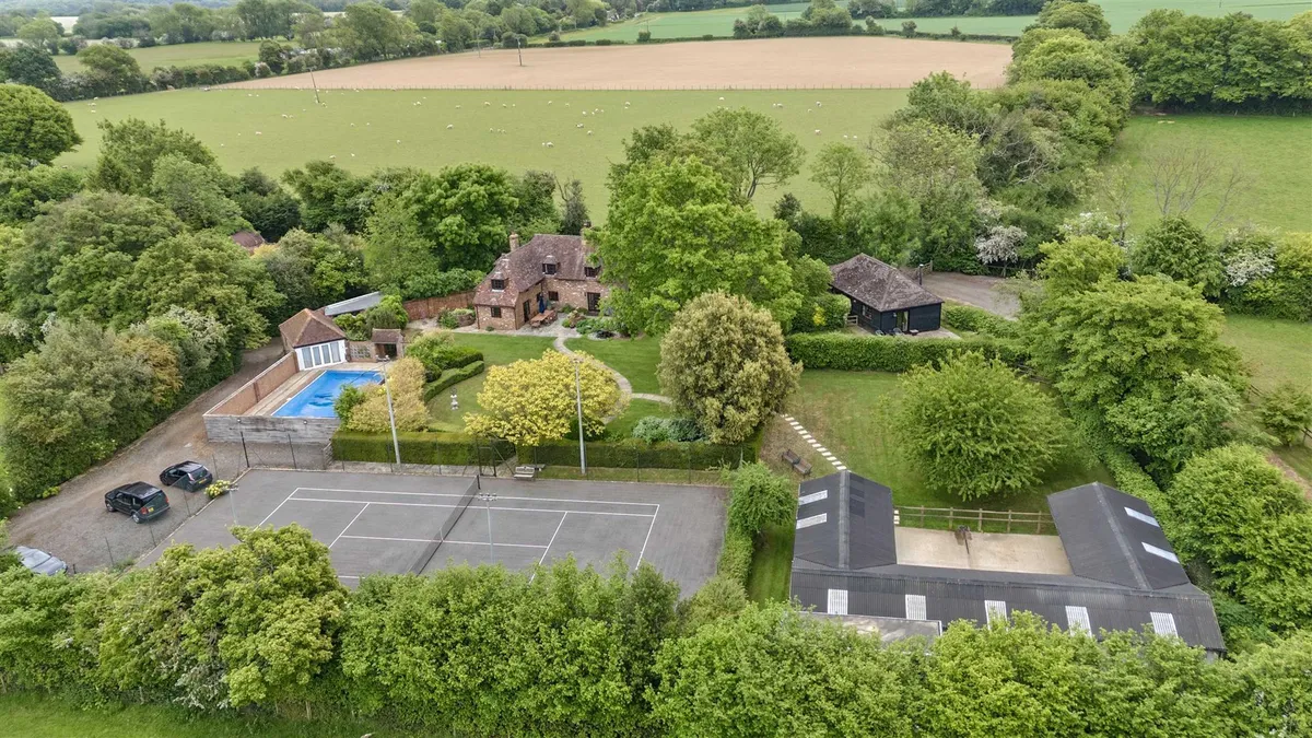 rural Elham Valley, Kent