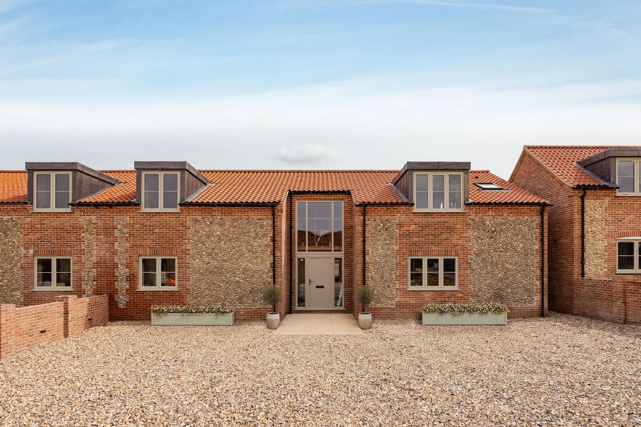 High Specification Brick And Flint Barn Conversions In Titchwell
