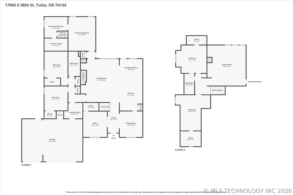 17005 E 48th St, Tulsa, OK 74134