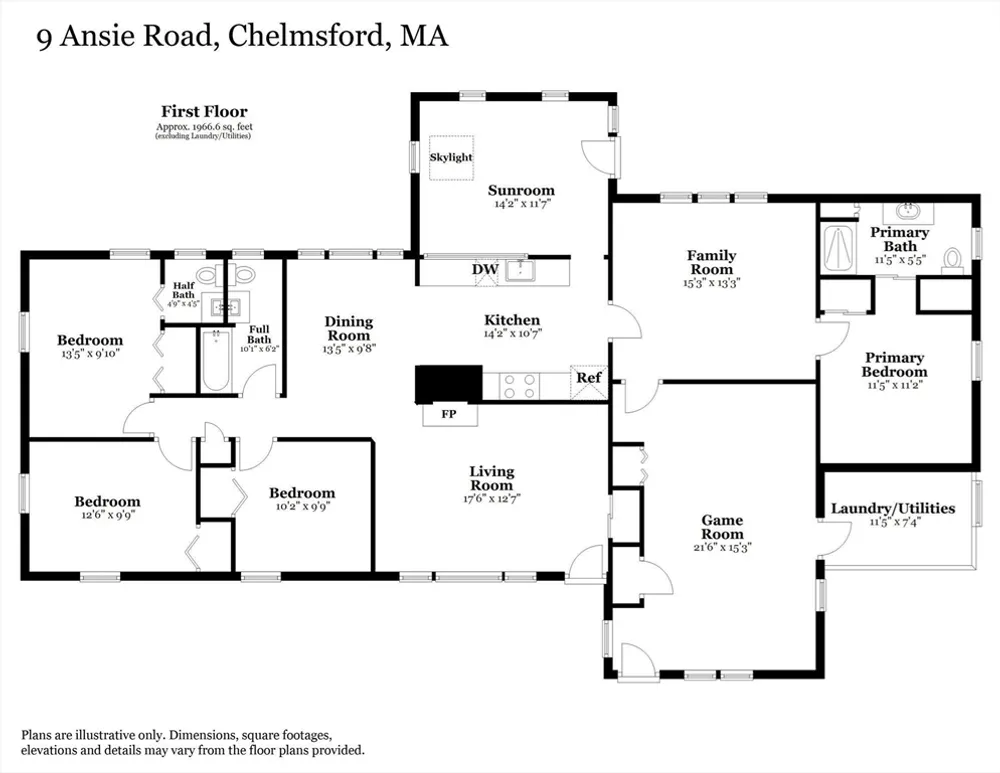 9 Ansie Rd, Chelmsford, MA 01824