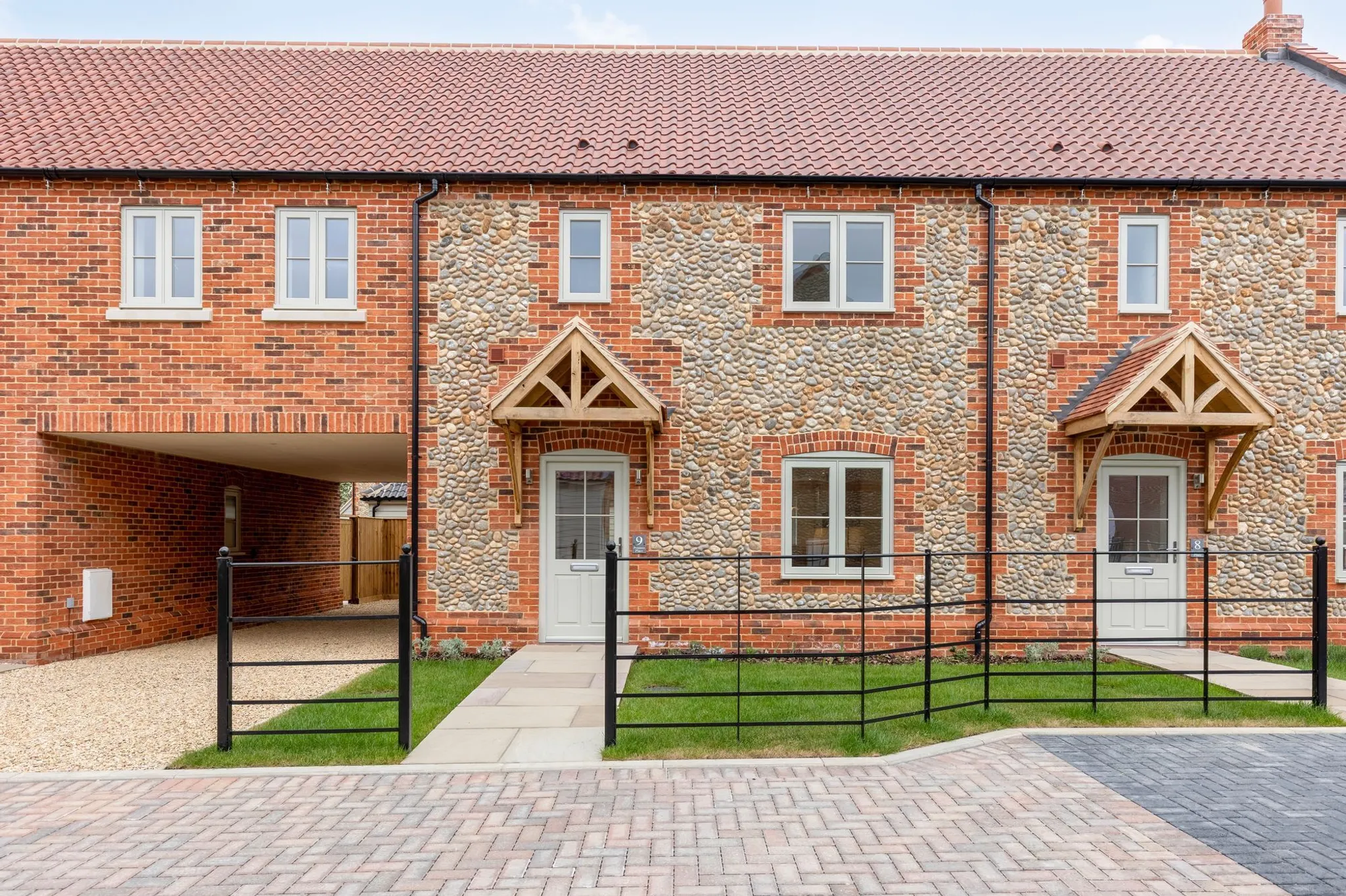A Charming Brick And Flint New Home In Holt