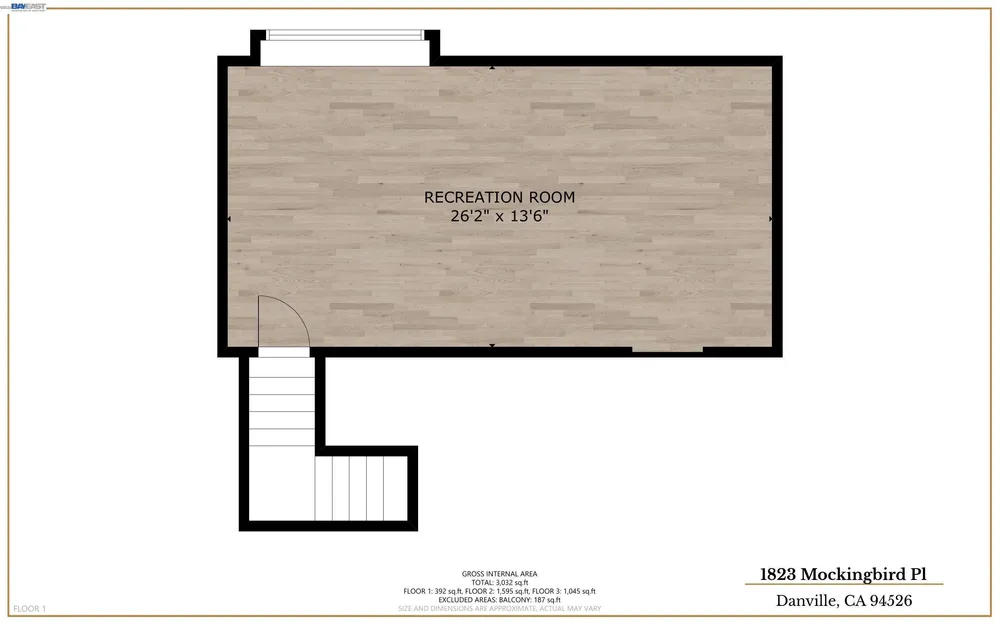 1823 Mockingbird Pl, Danville, CA 94526