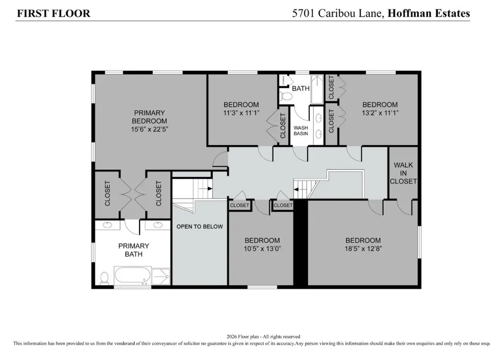5701 Caribou Ln, Hoffman Estates, IL 60192