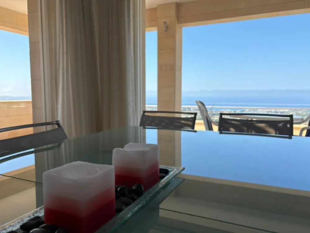 3 Bedroom villa with panoramic sea views + office room : Peyia, Paphos