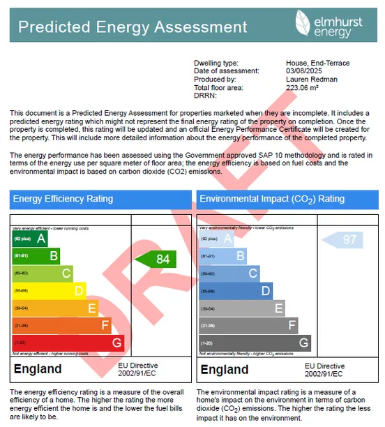 Energy performance certificate for Clarendon Drive, London, SW15