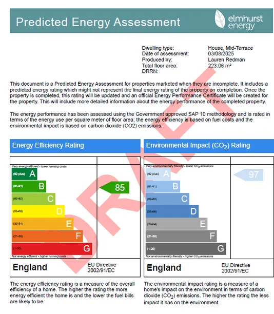 Energy performance certificate for Clarendon Drive, London, SW15