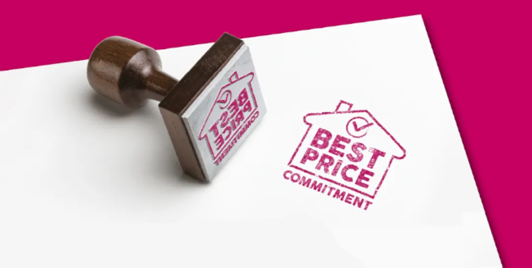 Best Price Commitment stamp