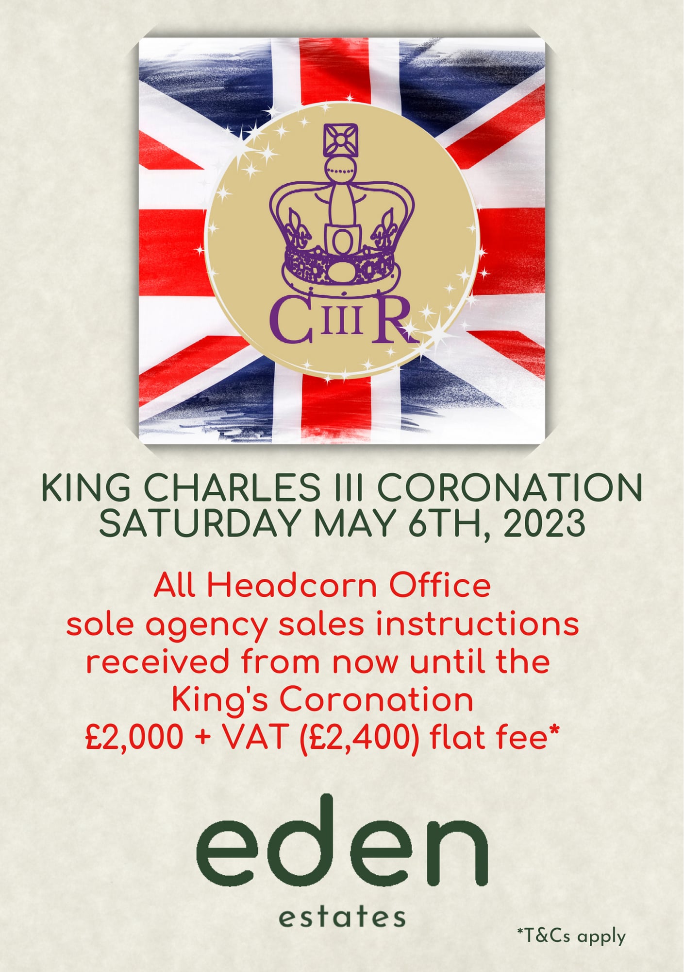Headcorn Coronation Offer