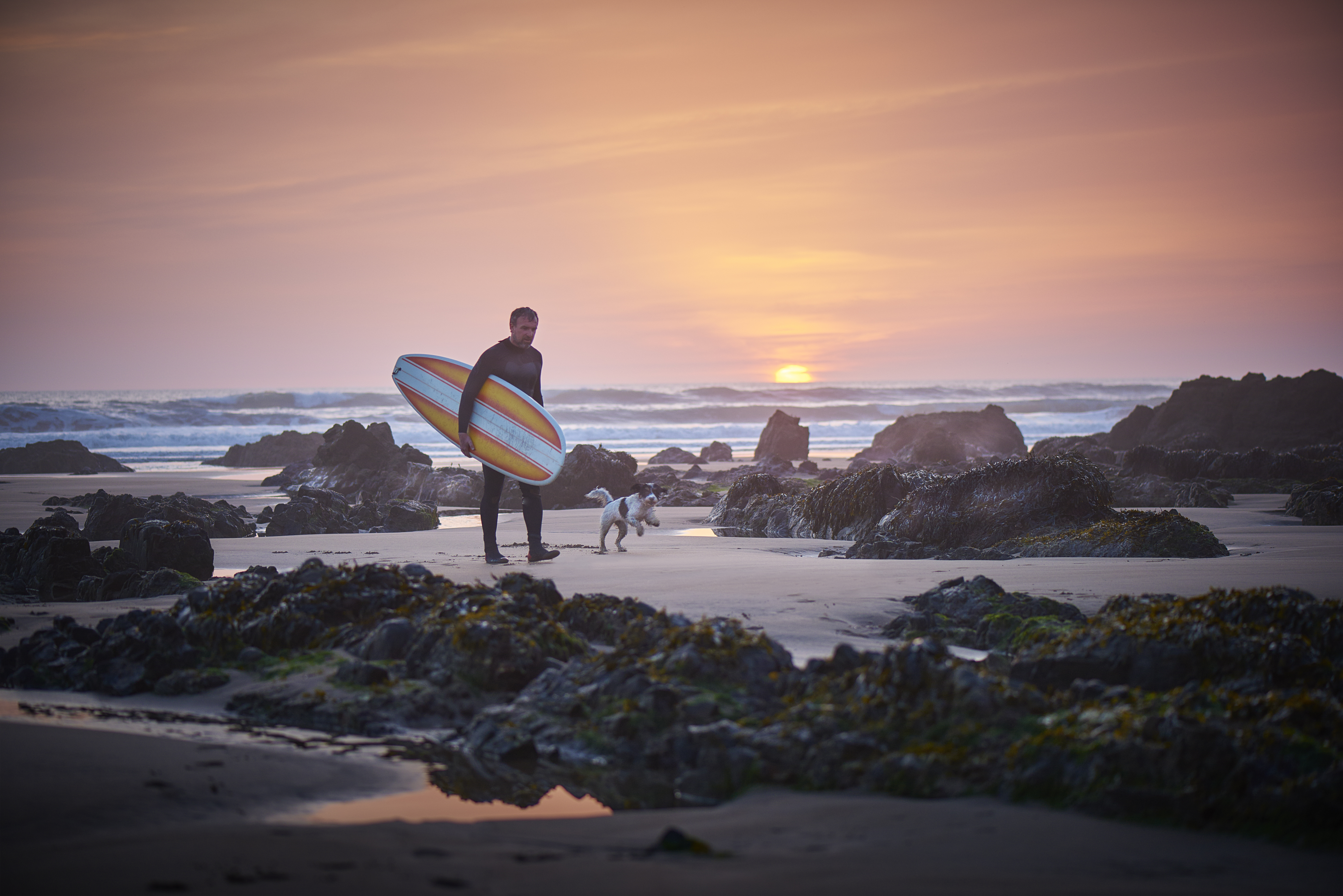 Surfing in cornwall