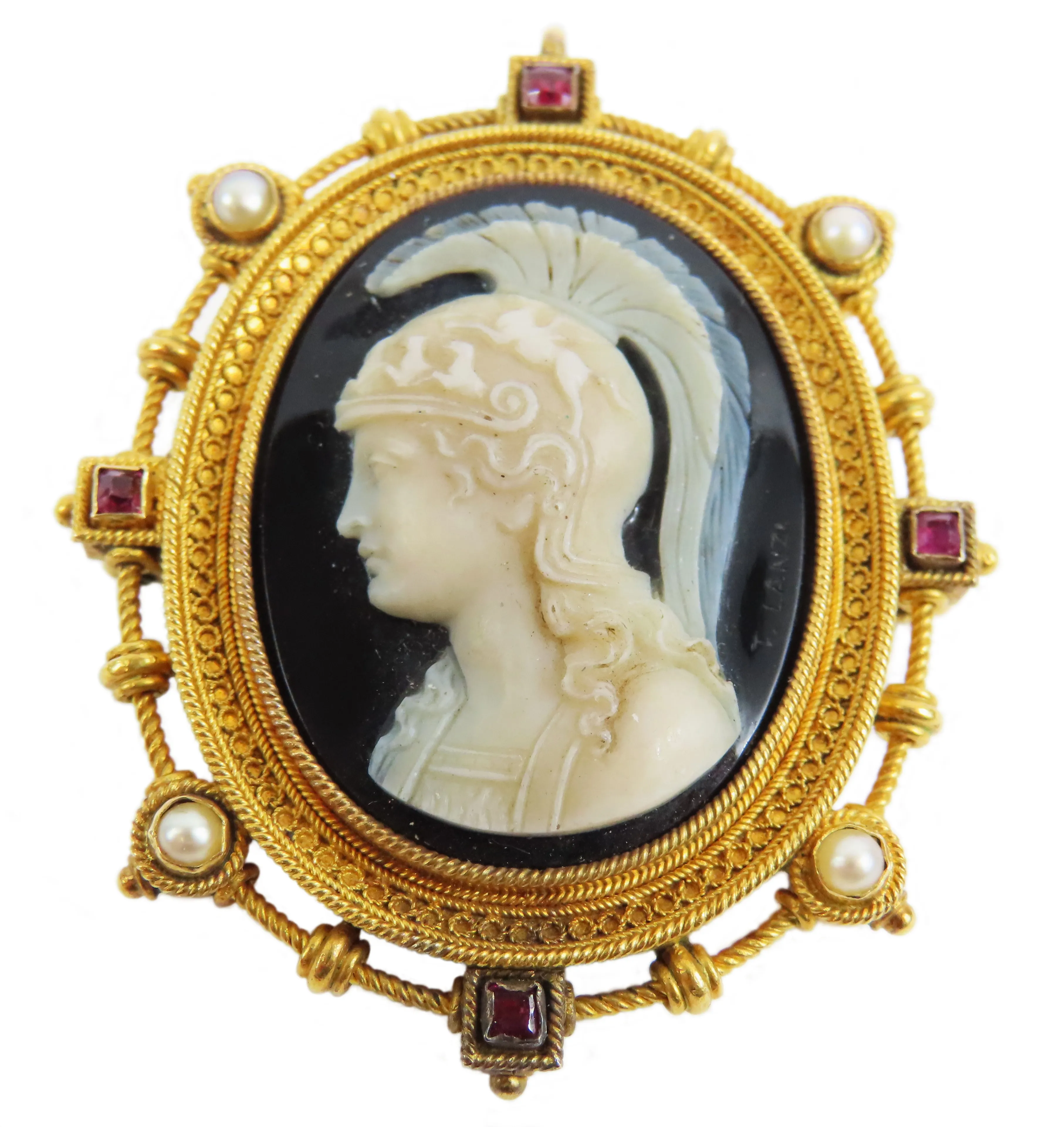 Camoe brooch