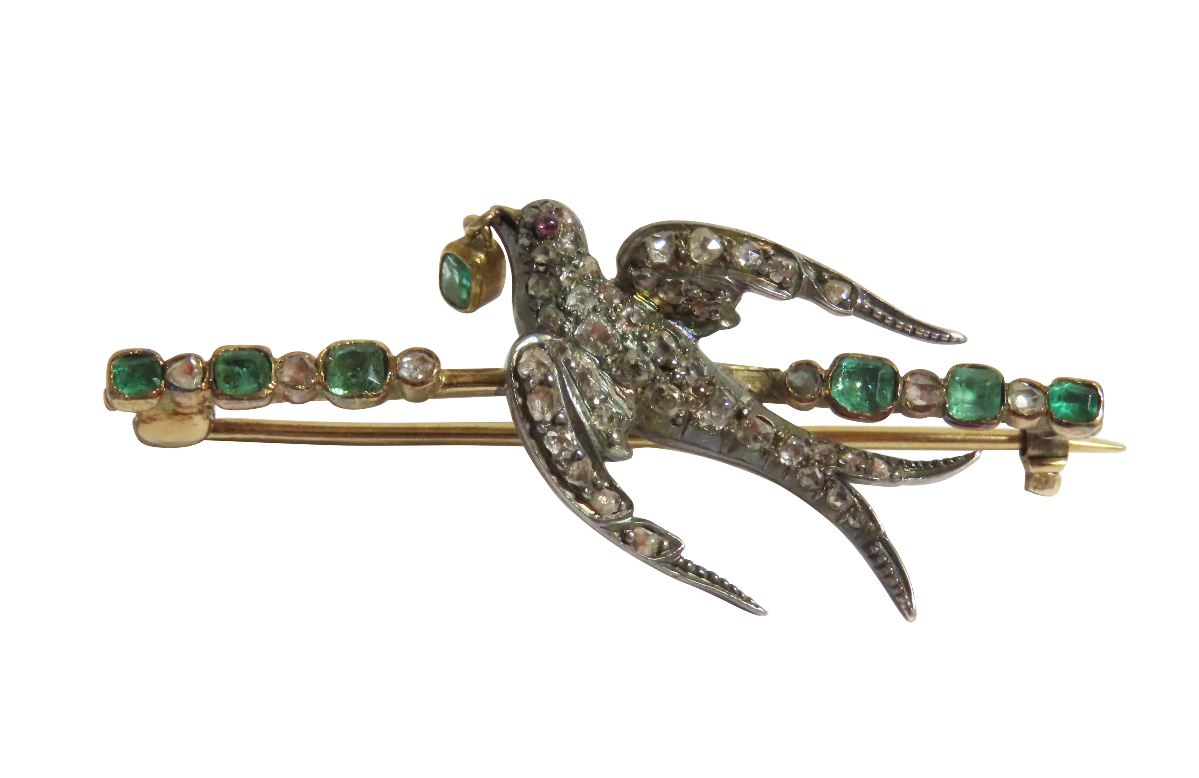 Swallow brooch