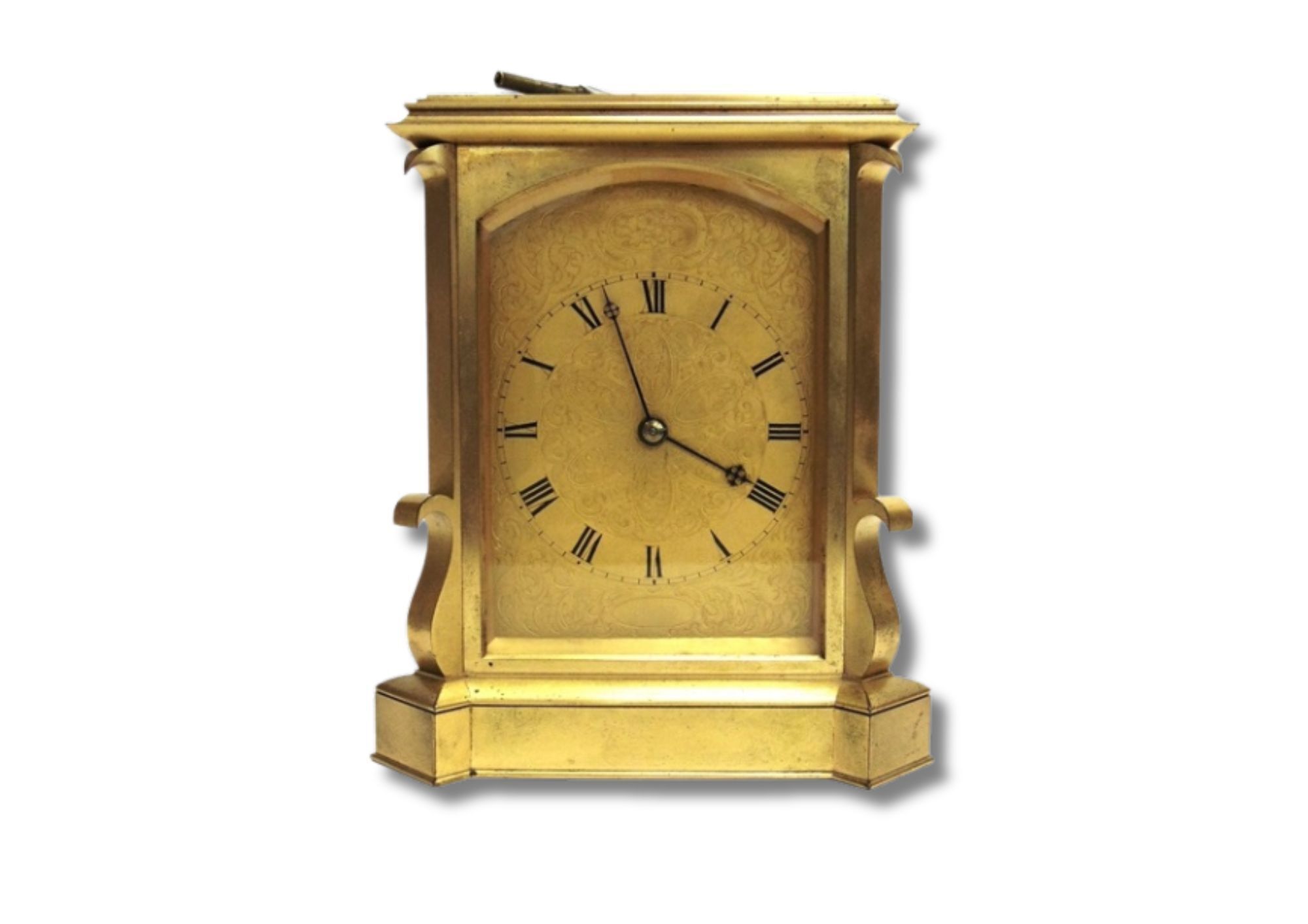 A Twin Fusee ‘Goliath’ Carriage Clock