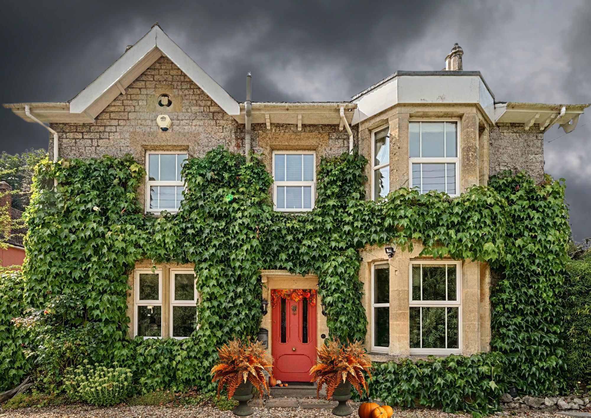 Halloween ready victorian home in Somerset