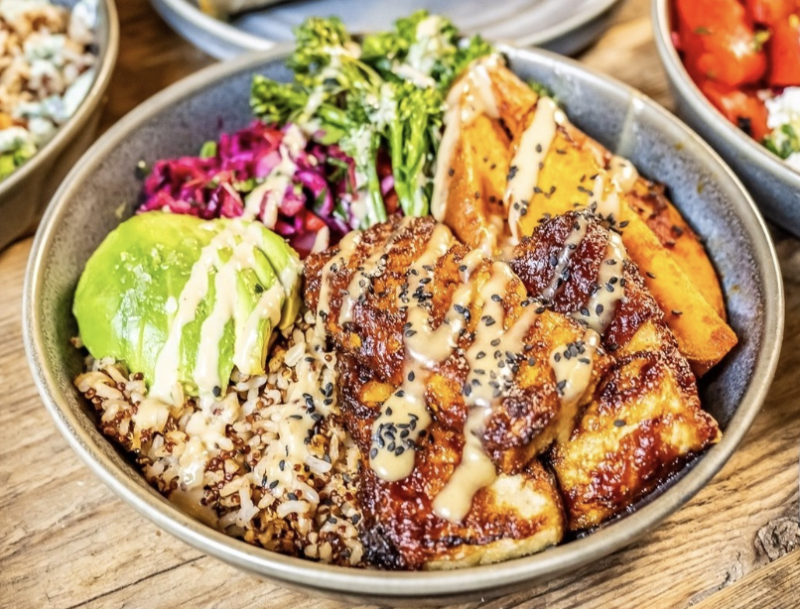 Salad bowl at Green Room