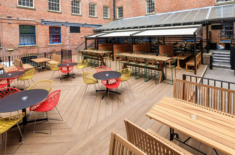 A Nation of shopkeepers beer garden