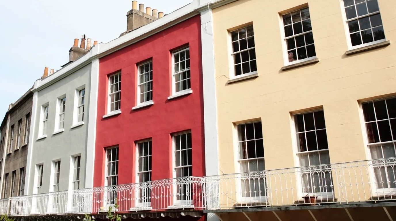 row of houses