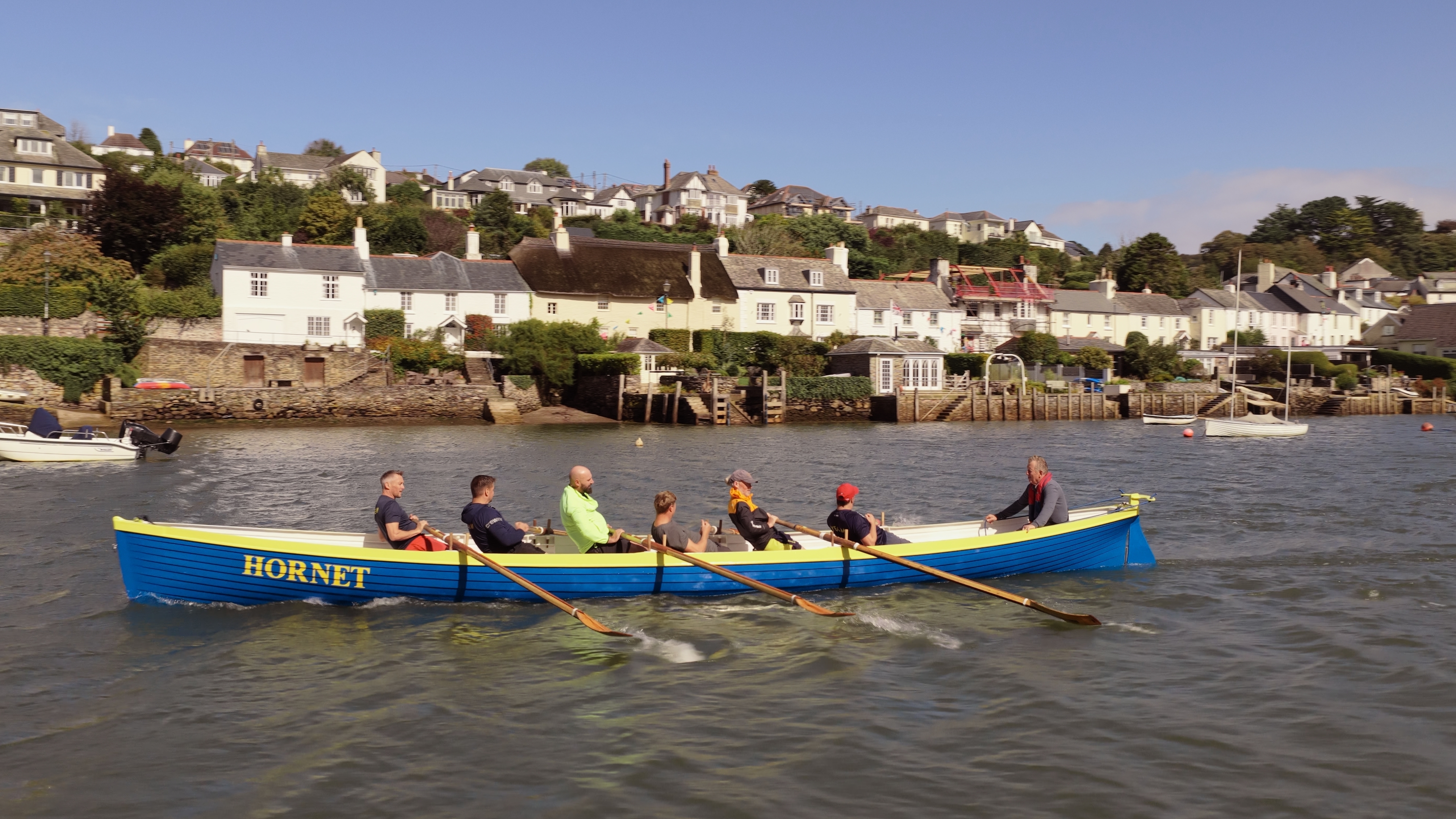 rowers on the river yealm