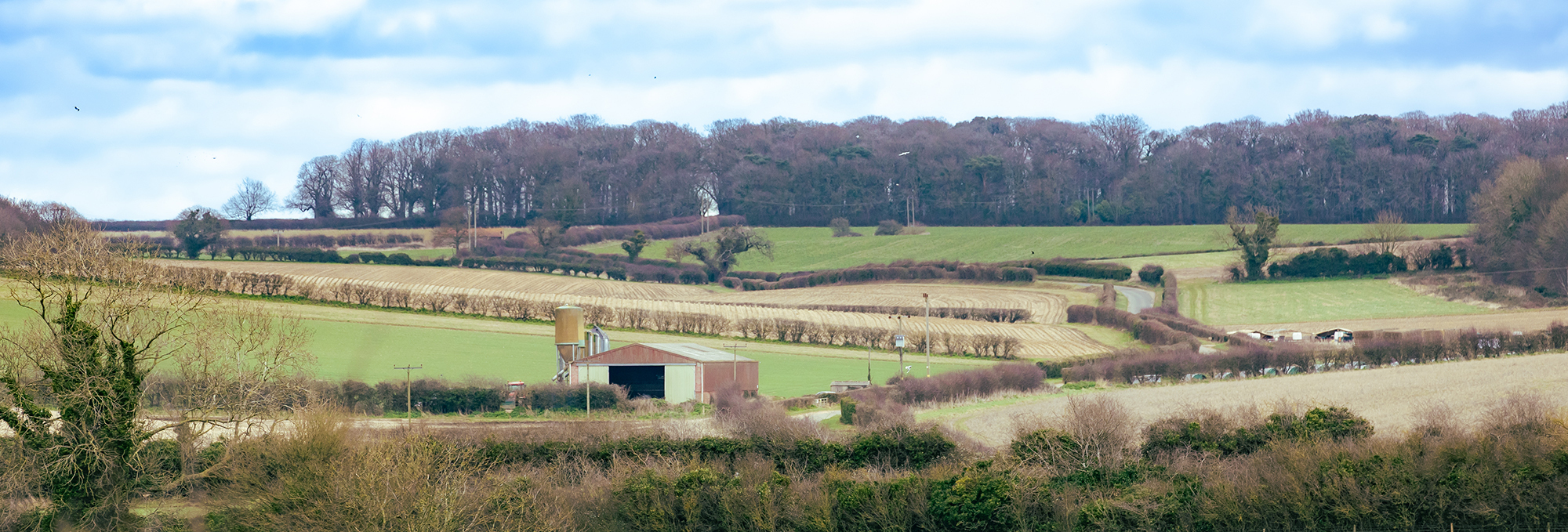North Creake village and countryside