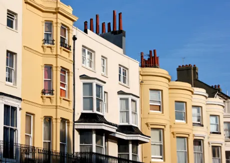 Image of a row of properties