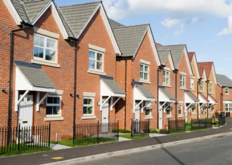 Image of a row of terraced houses