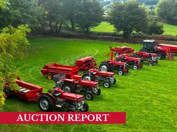 Dispersal Sale of 7 Tractors, Farm Machinery, Implements, Attachments & Workshop Equipment Statistics