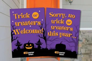 Get Halloween Ready with our Trick-or-Treat Posters!